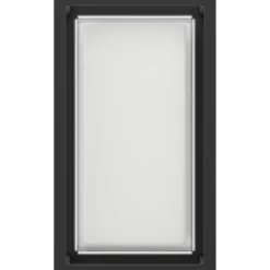 Ulkoseinävalaisin Eglo LED Genovese musta/valkoinen, kehysmalli