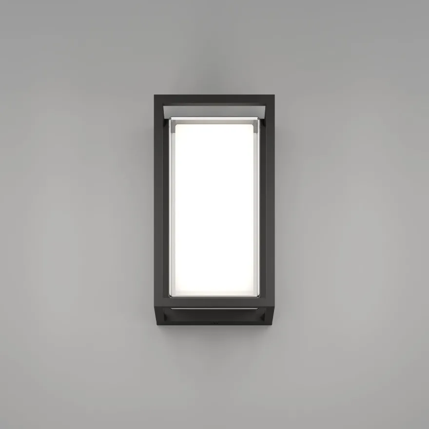 Ulkoseinävalaisin Eglo LED Genovese musta/valkoinen, kehysmalli