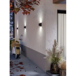 Ulkoseinävalaisin Eglo LED Tressanti edge musta