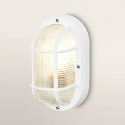 Ulkoseinävalaisin Osram Bulkhead Essential ovaali E27 IP54