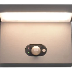 Ulkoseinävalaisin Trio Blyde, aurinkokenno/hybridi, ladattava, liiketunnistin, antrasiitti