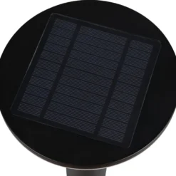 Ulkoseinävalaisin Trio Gorda, aurinkokenno/hybridi, ladattava, liike- ja hämärätunnistin, 4000K, mattamusta