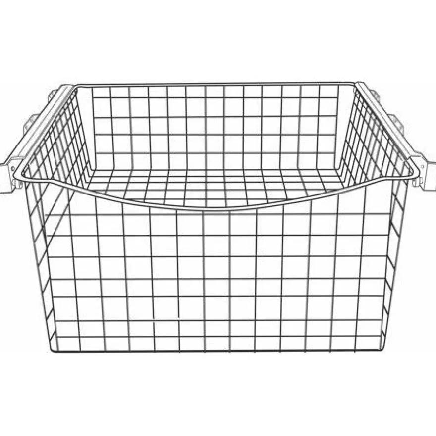 Ulosvedettävä lankakori Norscan Roller, M60, 500x330mm, antrasiitti