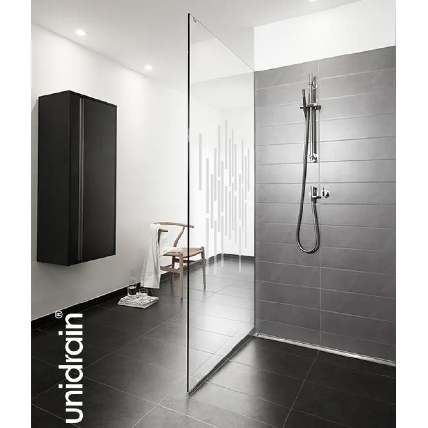 Unidrain Linjalattiakaivo Valmispaketti HighLine 1200mm