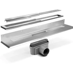 Unidrain Linjalattiakaivo Valmispaketti HighLine 1200mm