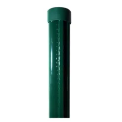 Universaali pyöreä aitatolppa vihreä 48mm, korkeus 250cm (profiloitu)