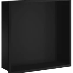 Upotettava hylly Smedbo Sideline DB5022, 30x30cm, musta alumiini
