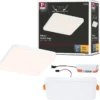 Upotettava LED-paneeli Paulmann VariFit Veluna Edge, IP44, 12x12cm, 8.5W, 3000K, valkoinen