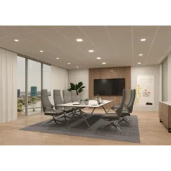 Upotettava LED-paneeli Paulmann VariFit Veluna Edge, IP44, 12x12cm, 8.5W, 3000K, valkoinen