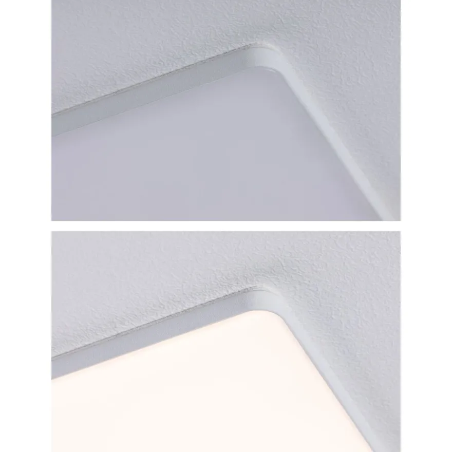 Upotettava LED-paneeli Paulmann VariFit Veluna Edge, IP44, 9x9cm, 6W, 4000K, valkoinen