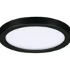 Upotettava LED-paneeli Paulmann VariFit Areo, IP44, Ø118mm, 6.5W, 3000K, musta
