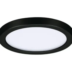 Upotettava LED-paneeli Paulmann VariFit Areo, IP44, Ø118mm, 6.5W, 3000K, musta