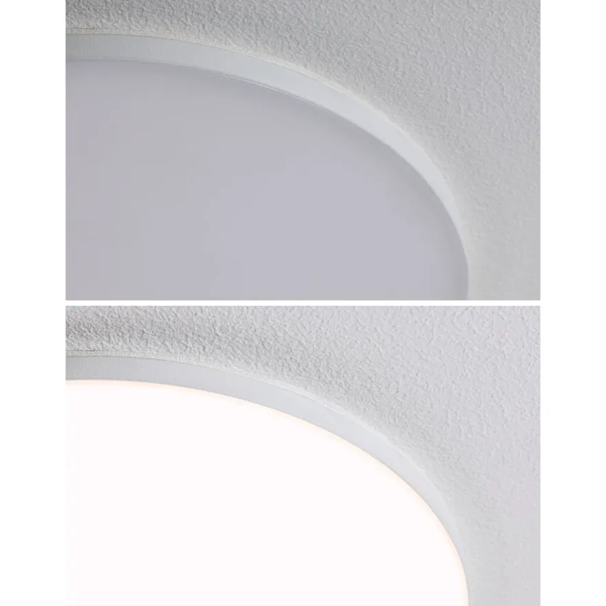 Upotettava LED-paneeli Paulmann VariFit Veluna Edge, IP44, Ø9cm, 6W, 4000K, valkoinen