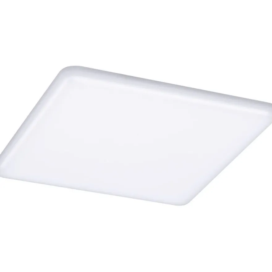 Upotettava LED-paneeli Paulmann VariFit Veluna, IP44, 18.5x18.5cm, 17W, 3000K, himmennettävä, satiini