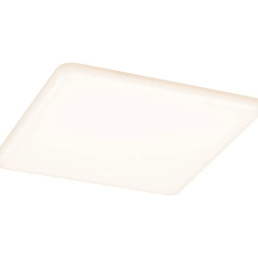 Upotettava LED-paneeli Paulmann VariFit Veluna, IP44, 18.5x18.5cm, 17W, 3000K, himmennettävä, satiini