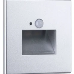 Upotettava LED-seinävalaisin Paulmann Edge Quadro 80x42mm 1.2W 25lm 2700K liiketunnistin
