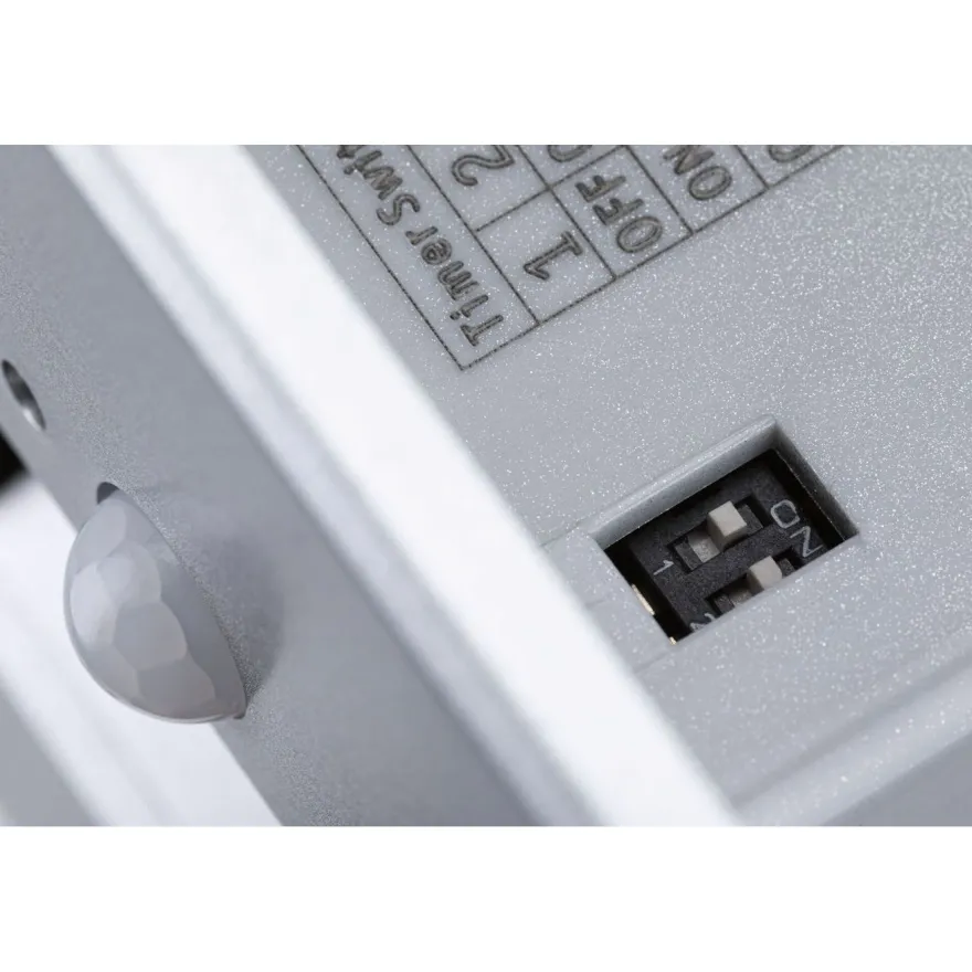 Upotettava LED-seinävalaisin Paulmann Edge Quadro 80x42mm 1.2W 25lm 2700K liiketunnistin
