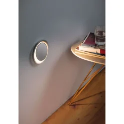 Upotettava LED-seinävalaisin Paulmann Neordic, Ø123mm, 2W, 30lm, 2700K, mattavalkoinen