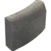 Upotettava reunakivi Rudus J7, kaarre R1000 kupera, 500x110x300mm, sileä, harmaa