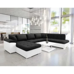 U-vuodesohva NIKO, 6-8-istuttava, 2-värinen, eri värivaihtoehtoja