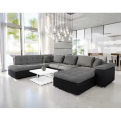 U-vuodesohva NIKO, 6-8-istuttava, 2-värinen, eri värivaihtoehtoja