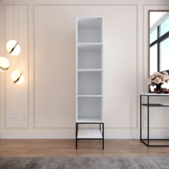 Vaatekaappi Linento Furniture Martin 1, 42cm, valkoinen