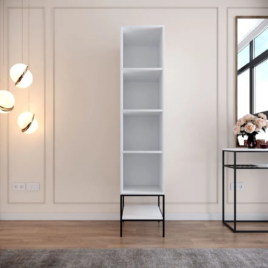 Vaatekaappi Linento Furniture Martin 1, 42cm, valkoinen