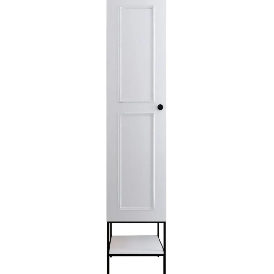 Vaatekaappi Linento Furniture Martin 1, 42cm, valkoinen