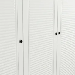 Vaatekaappi Linento Furniture Kale 2291 210x135cm valkoinen