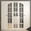 Vaatekaappi Linento Furniture Rb-016, 175x184cm, mattavalkoinen