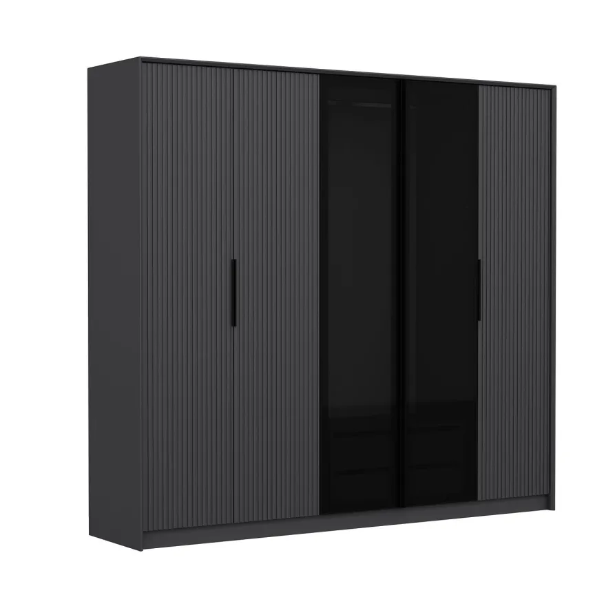 Vaatekaappi Linento Furniture Kate 4805, antrasiitti