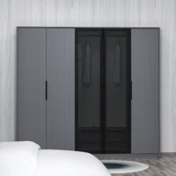 Vaatekaappi Linento Furniture Kate 4805, antrasiitti