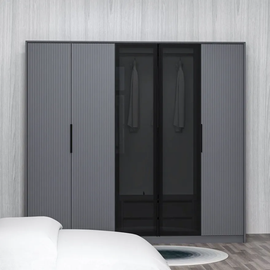 Vaatekaappi Linento Furniture Kate 4805, antrasiitti