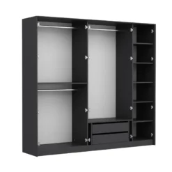 Vaatekaappi Linento Furniture Kate 4805, antrasiitti