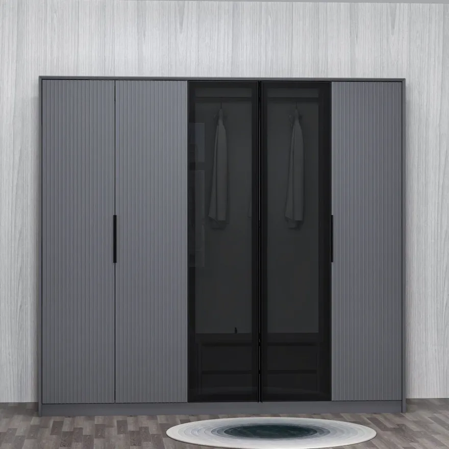 Vaatekaappi Linento Furniture Kate 4805, antrasiitti