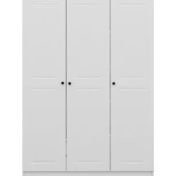 Vaatekaappi Linento Furniture Kale 2258 210x135cm valkoinen