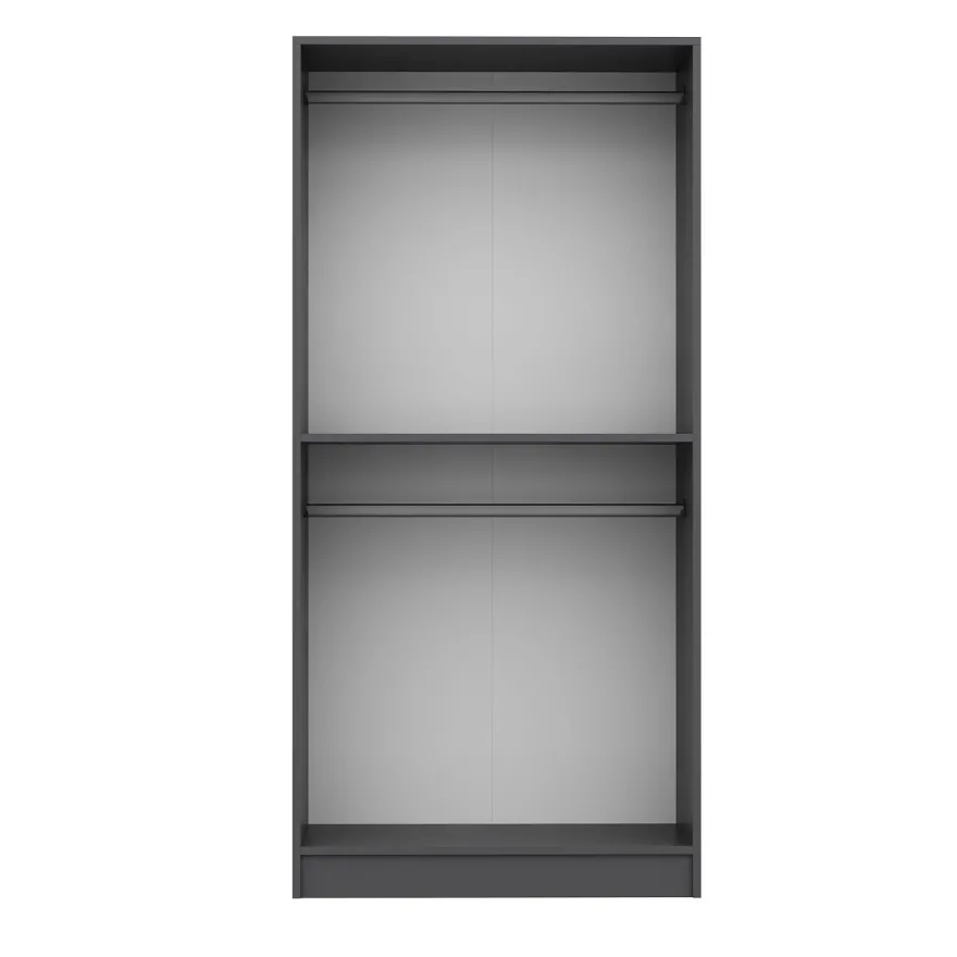 Vaatekaappi Linento Furniture Kale 5039, antrasiitti