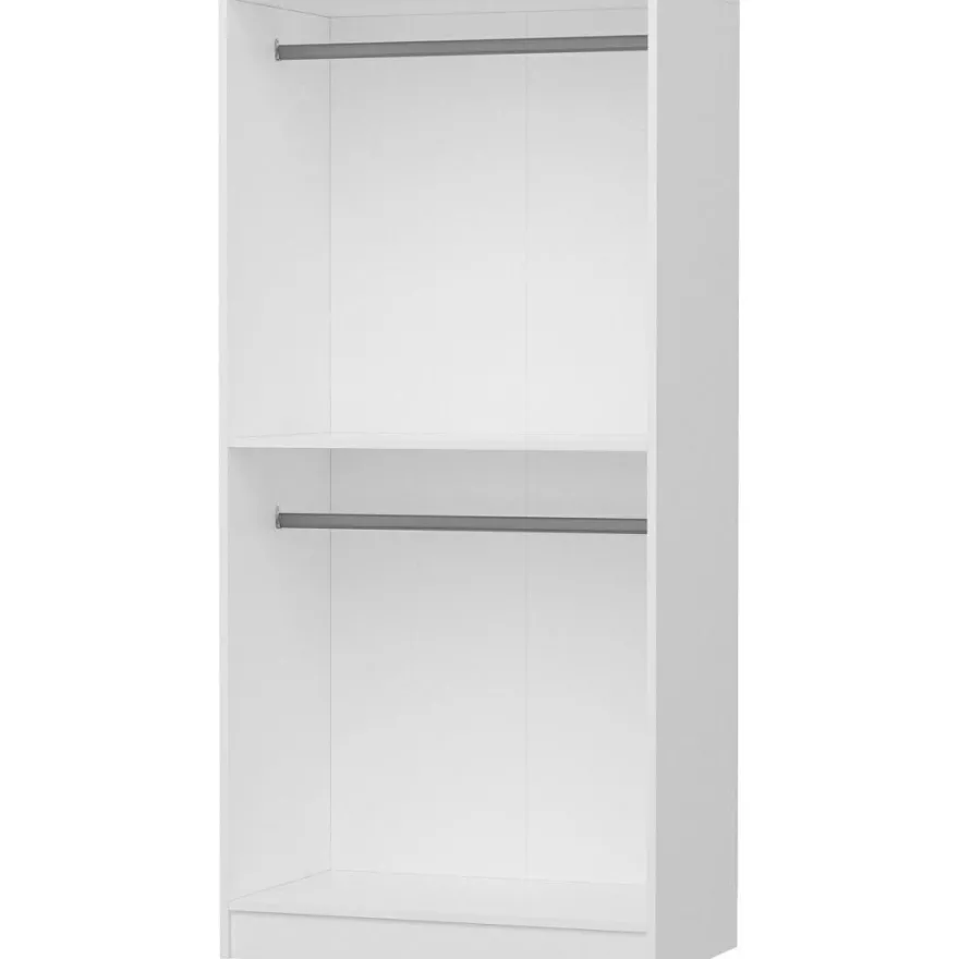 Vaatekaappi Linento Furniture Kale 210x90cm valkoinen