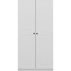 Vaatekaappi Linento Furniture Kale 210x90cm valkoinen