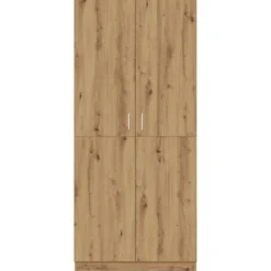 Vaatekaappi, 90x52x200 cm, eri värejä (99899)