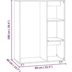 Vaatkaappi 80cm, eri värejä