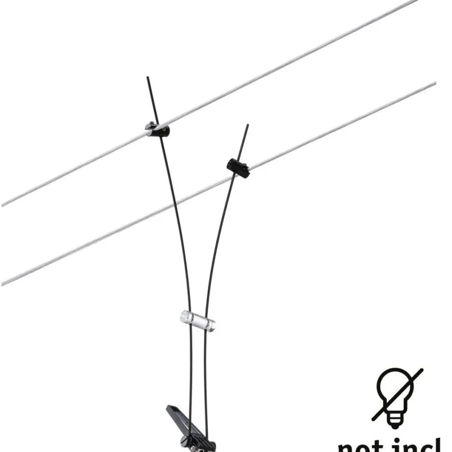 Vaijerivalaisin Paulmann CorDuo Comet, GU5.3, 12V, himmennettävä, eri värejä