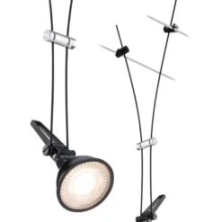 Vaijerivalaisin Paulmann CorDuo Comet, GU5.3, 12V, himmennettävä, eri värejä