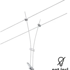Vaijerivalaisin Paulmann CorDuo Comet, GU5.3, 12V, himmennettävä, eri värejä