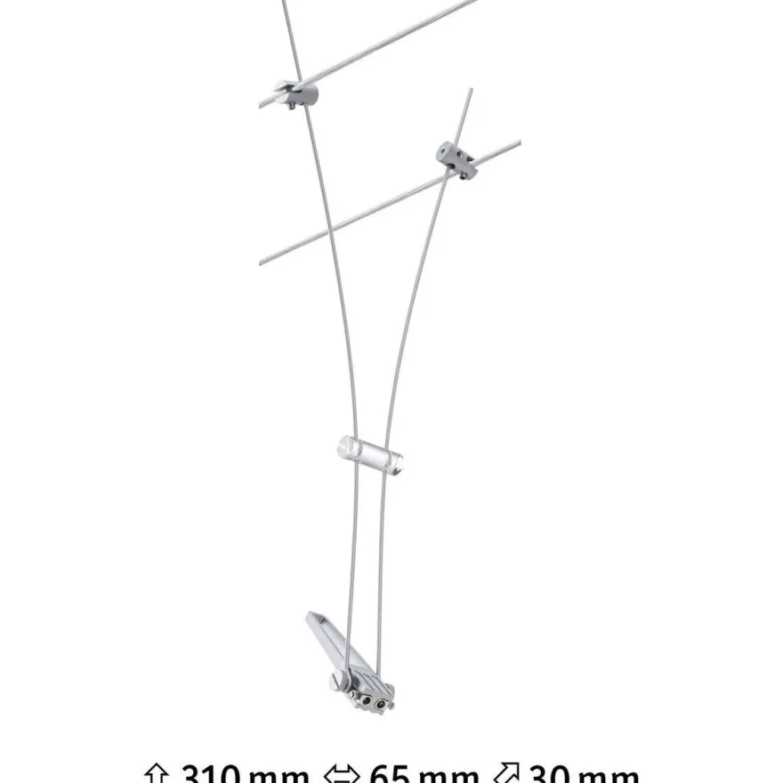 Vaijerivalaisin Paulmann CorDuo Comet, GU5.3, 12V, himmennettävä, eri värejä