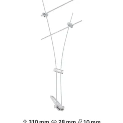 Vaijerivalaisin Paulmann CorDuo Comet, GU5.3, 12V, himmennettävä, eri värejä