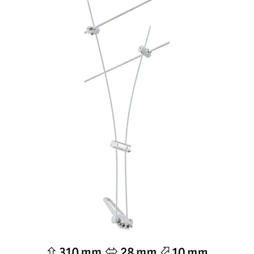 Vaijerivalaisin Paulmann CorDuo Comet, GU5.3, 12V, himmennettävä, eri värejä