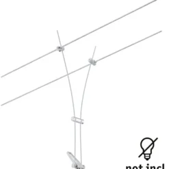 Vaijerivalaisin Paulmann CorDuo Comet, GU5.3, 12V, himmennettävä, eri värejä