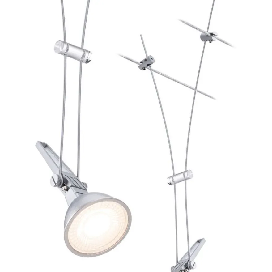 Vaijerivalaisin Paulmann CorDuo Comet, GU5.3, 12V, himmennettävä, eri värejä