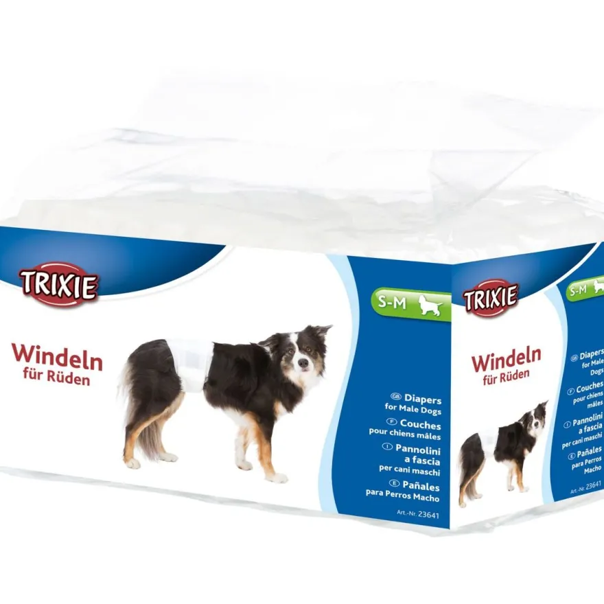 Vaippa poikakoirille Trixie, 12kpl, eri kokoja